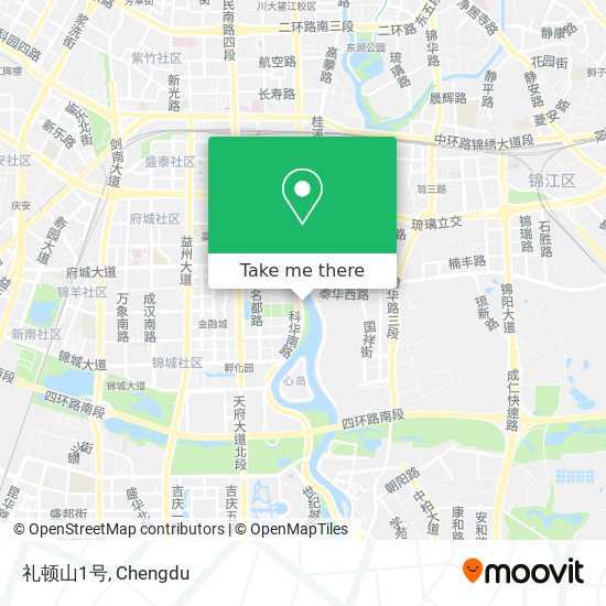礼顿山1号 map
