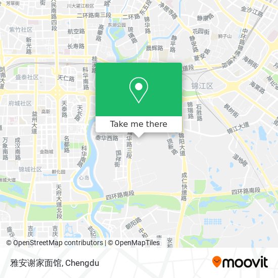 雅安谢家面馆 map