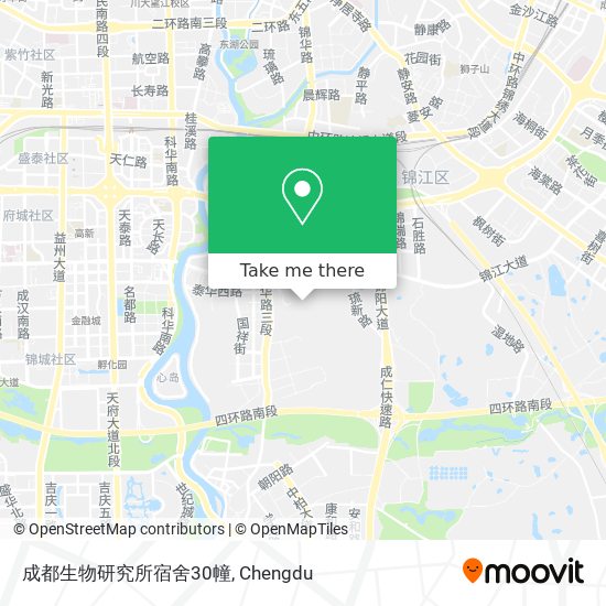 成都生物研究所宿舍30幢 map