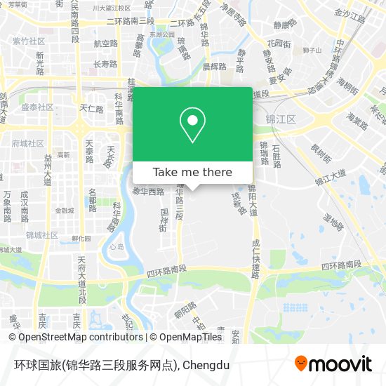 环球国旅(锦华路三段服务网点) map
