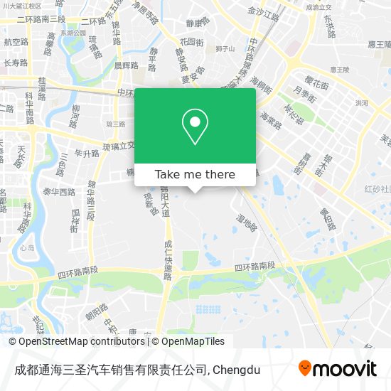 成都通海三圣汽车销售有限责任公司 map