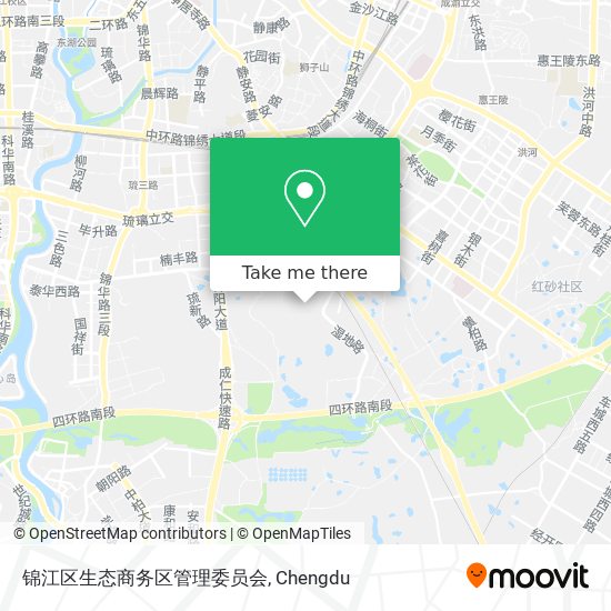 锦江区生态商务区管理委员会 map