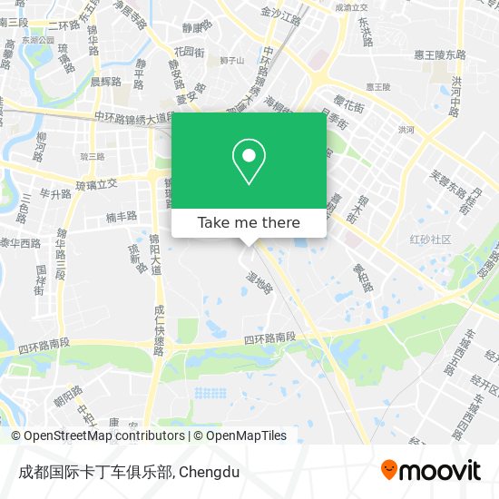 成都国际卡丁车俱乐部 map