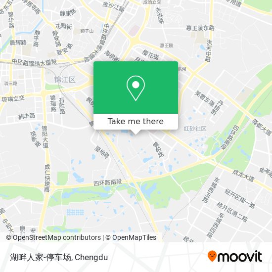 湖畔人家-停车场 map