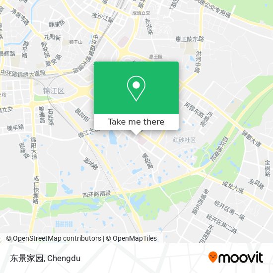 东景家园 map