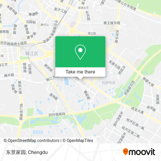 东景家园 map