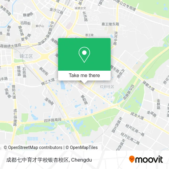 成都七中育才学校银杏校区 map