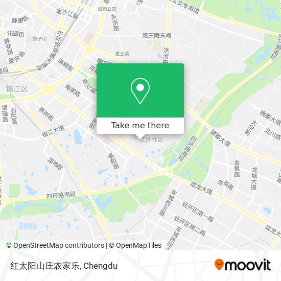 红太阳山庄农家乐 map