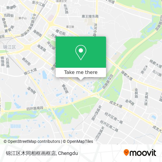 锦江区木同相框画框店 map