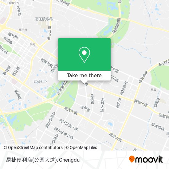 易捷便利店(公园大道) map