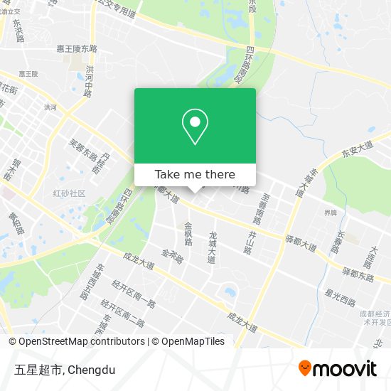 五星超市 map