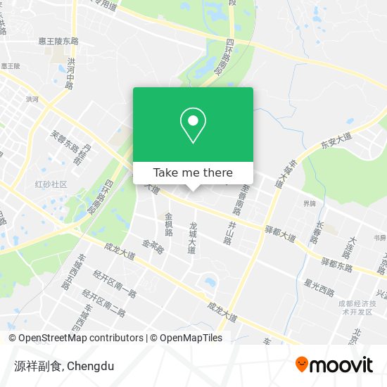 源祥副食 map