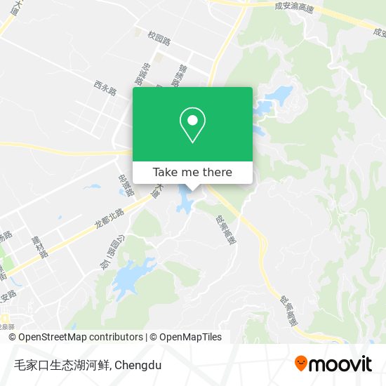毛家口生态湖河鲜 map