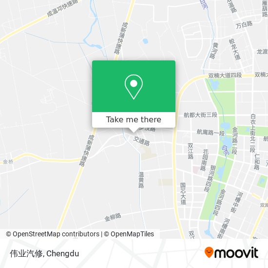 伟业汽修 map
