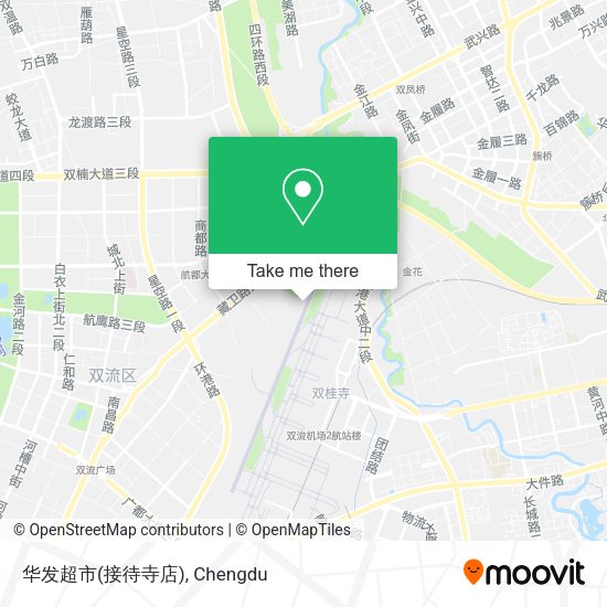 华发超市(接待寺店) map