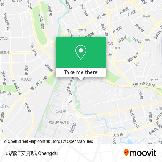 成都江安府邸 map