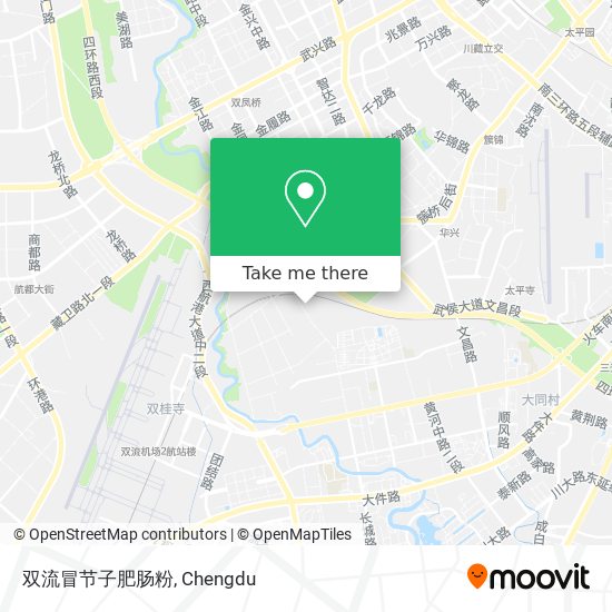 双流冒节子肥肠粉 map