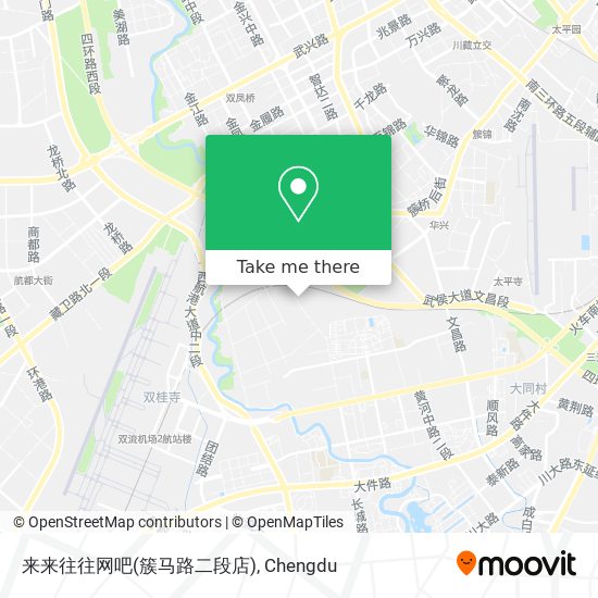 来来往往网吧(簇马路二段店) map