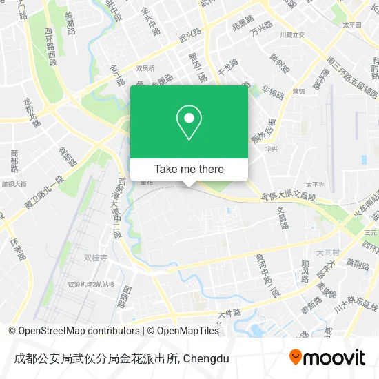 成都公安局武侯分局金花派出所 map