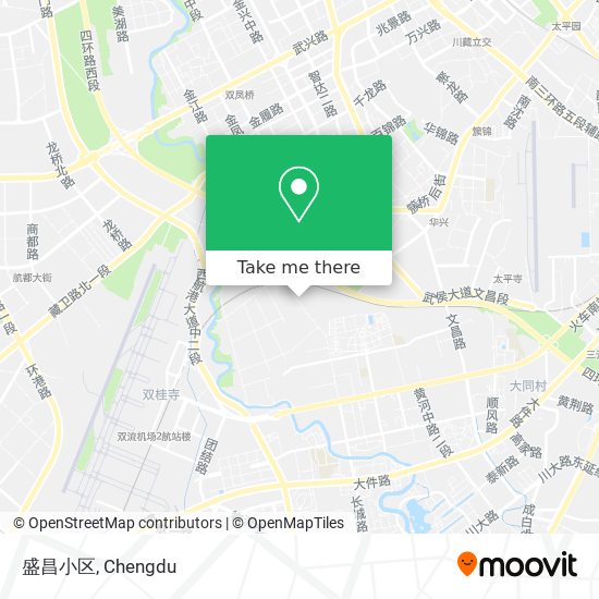 盛昌小区 map