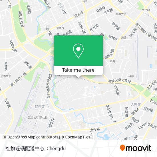 红旗连锁配送中心 map