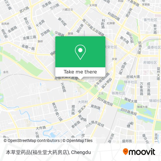 本草堂药品(福生堂大药房店) map