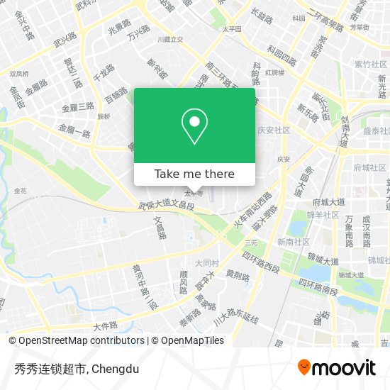 秀秀连锁超市 map