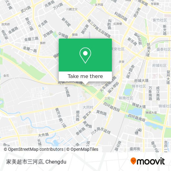 家美超市三河店 map