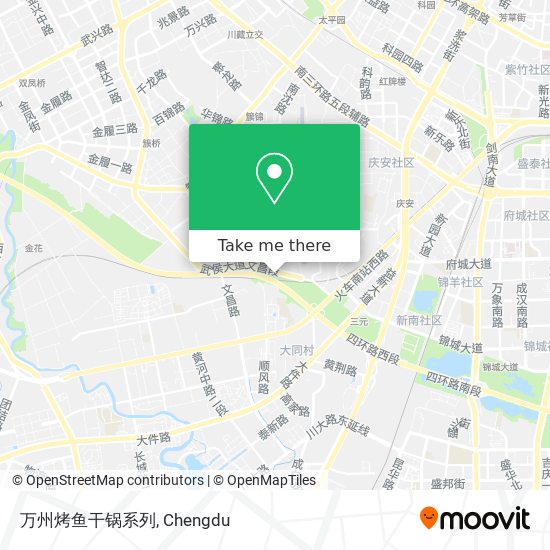 万州烤鱼干锅系列 map