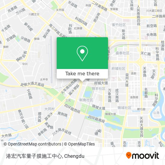 港宏汽车量子膜施工中心 map