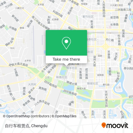 自行车租赁点 map