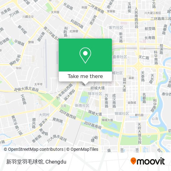 新羽堂羽毛球馆 map