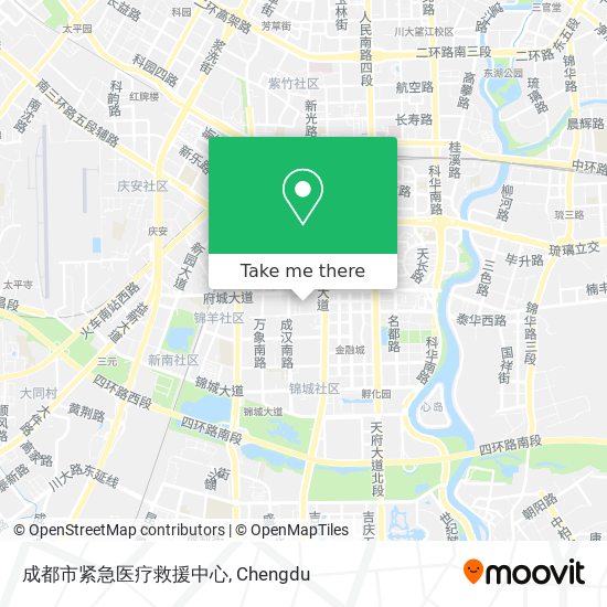 成都市紧急医疗救援中心 map