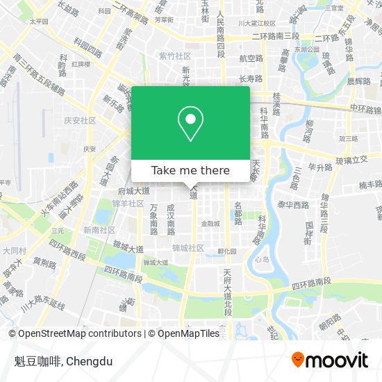 魁豆咖啡 map