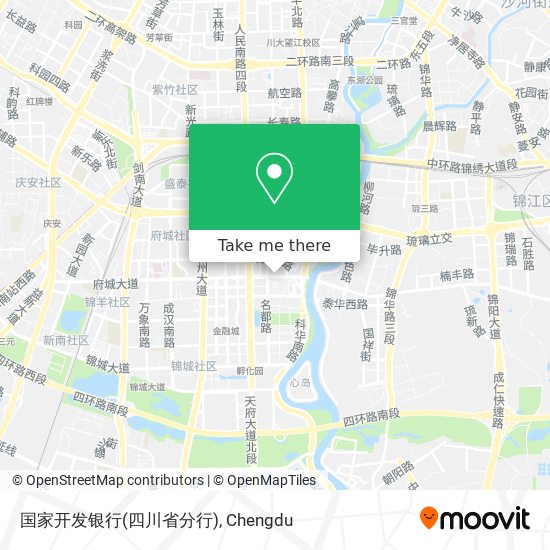 国家开发银行(四川省分行) map