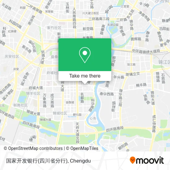 国家开发银行(四川省分行) map