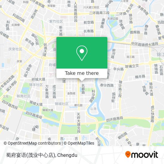 蜀府宴语(茂业中心店) map