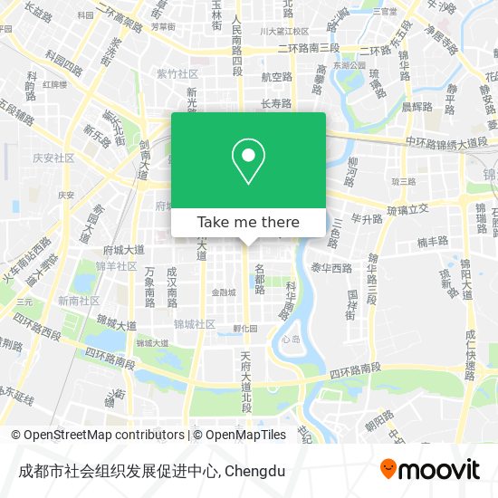 成都市社会组织发展促进中心 map