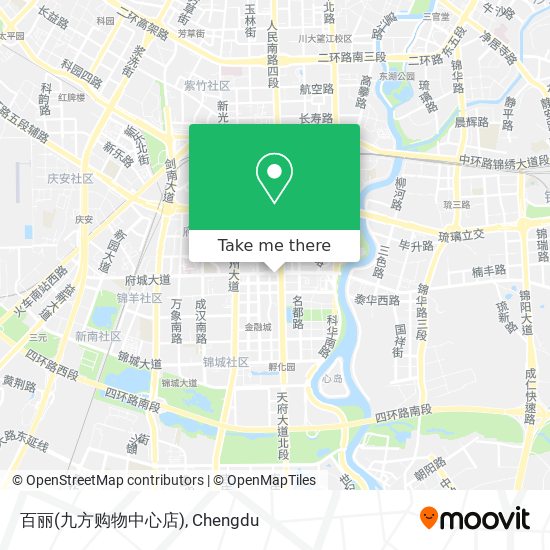 百丽(九方购物中心店) map