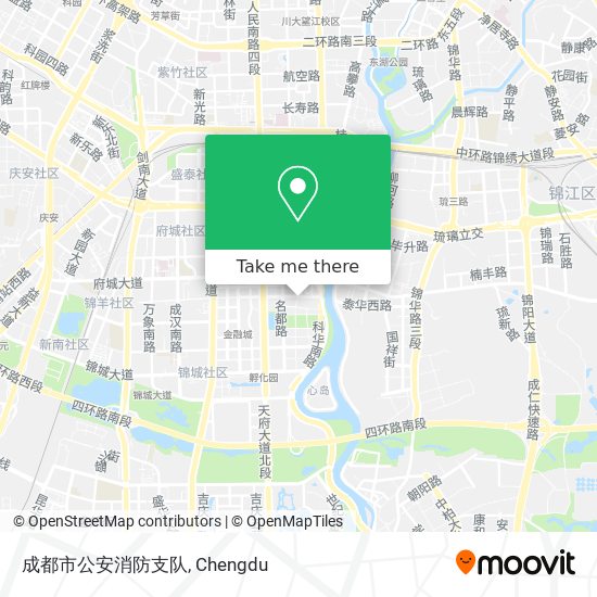 成都市公安消防支队 map