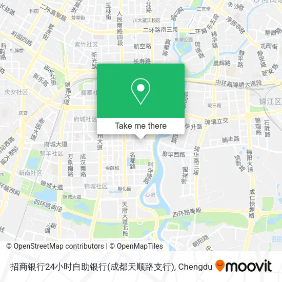 招商银行24小时自助银行(成都天顺路支行) map