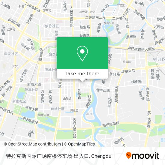 特拉克斯国际广场南楼停车场-出入口 map