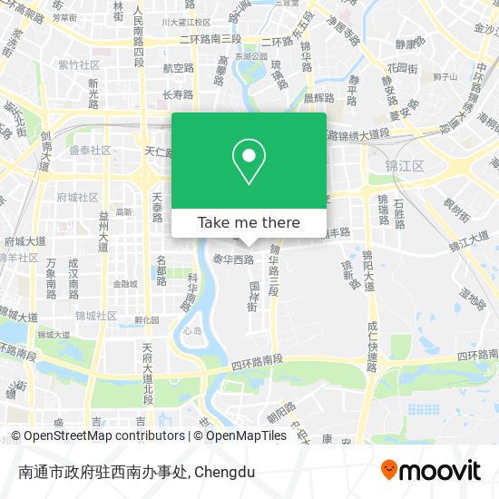 南通市政府驻西南办事处 map