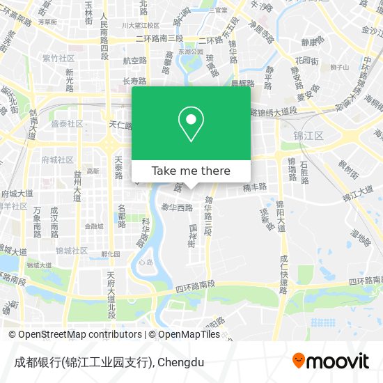 成都银行(锦江工业园支行) map