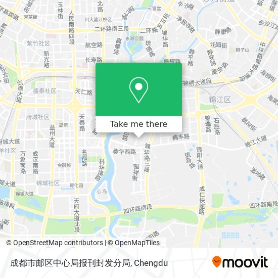 成都市邮区中心局报刊封发分局 map