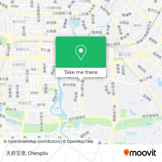 天府宝座 map