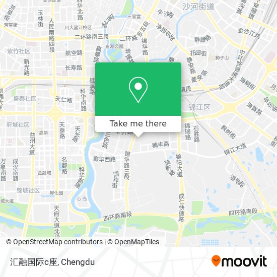 汇融国际c座 map