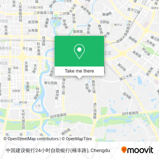 中国建设银行24小时自助银行(楠丰路) map