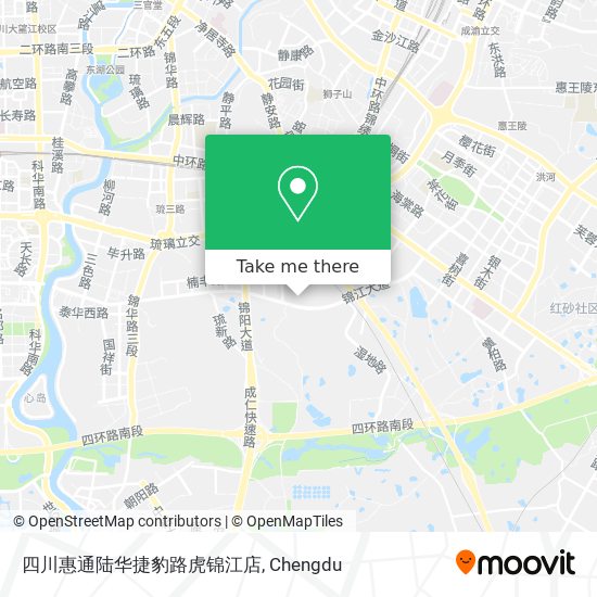 四川惠通陆华捷豹路虎锦江店 map
