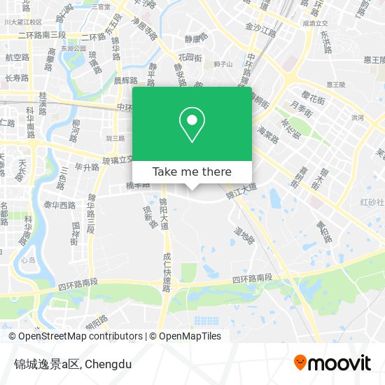 锦城逸景a区 map